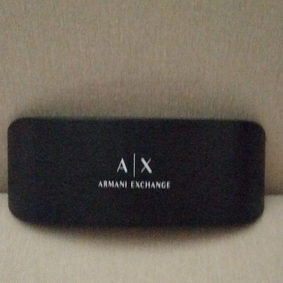 Armani Exchange black eyeglass case EUC - Picture 1 of 3
